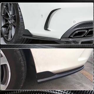 Накладки на задний бампер V2 (для Coupe/Cabriolet AMG-Line / C43 AMG 2015-2019, Карбон) фото 3