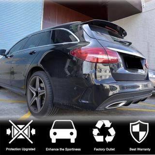 Спойлер (для Base/AMG-Line SW 2015-2019, Карбон) Mercedes C-сlass W205 2014-2021 гг. фото 3