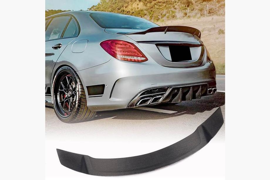 Mercedes C-class W205 2014-2021 гг. Спойлер V1 (для SD 2015-2019, Карбон) Image