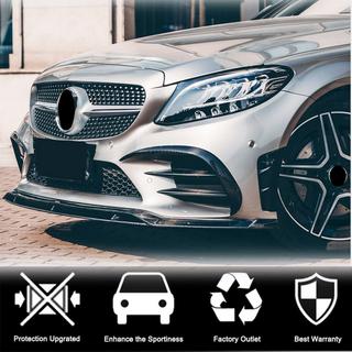 Передний бампер Лип V1 для C43 AMG 2019-2021 Карбон фото 3