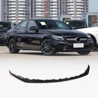 Mercedes C-class W205 2014-2021 гг. Передний Лип V2 для C43 AMG 2019-2021 Карбон фото 1
