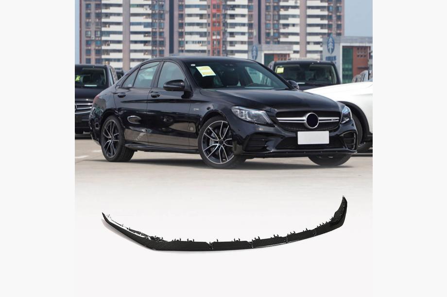 Mercedes C-class W205 2014-2021 гг. Передний Лип V2 для C43 AMG 2019-2021 Карбон Image