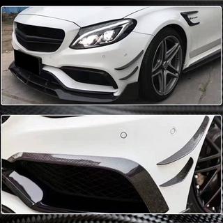 Карбоновые Накладки на Передний Бампер для C63 AMG 2015-2019 фото 4