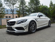 Mercedes C-class W205 2014-2021 гг. Карбоновые накладки на передние крылья (для Купе/Кабриолет C63 AMG 2015-2019) фото 6