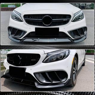 Карбоновые накладки на противотуманные фары для C43 AMG 2015-2019 фото 4
