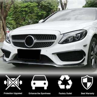 Карбоновые накладки на передний бампер для C43 AMG 2015-2019 фото 2
