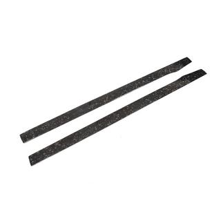 Боковые Пороги V1 (для C43/C63 AMG 2015-2019, Карбон) Mercedes C-class W205 2014-2021 гг. фото 1