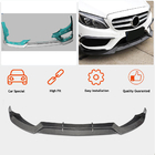 Mercedes C-class W205 2014-2021 гг. Передний спойлер Lip V2 для C43 AMG 2015-2019 Карбон фото 2