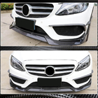 Mercedes C-class W205 2014-2021 гг. Передний спойлер Lip V2 для C43 AMG 2015-2019 Карбон фото 4