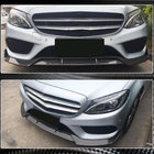Mercedes C-class W205 2014-2021 гг. Передний спойлер Lip V2 для C43 AMG 2015-2019 Карбон фото 5