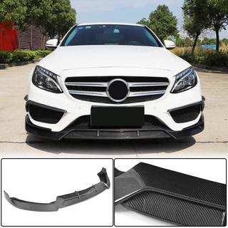 Передний спойлер Lip V2 для C43 AMG 2015-2019 Карбон фото 1