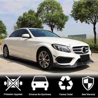 Передний спойлер Lip V2 для C43 AMG 2015-2019 Карбон фото 3