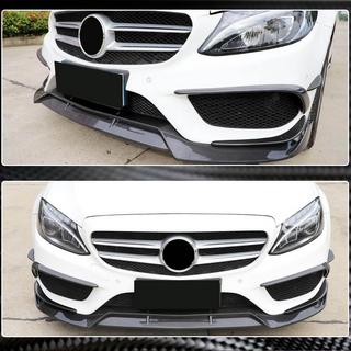 Передний спойлер Lip V2 для C43 AMG 2015-2019 Карбон фото 4