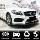 Mercedes C-class W205 2014-2021 гг. Передний бампер Лип V3 для C43 AMG 2015-2019 Карбон фото 2