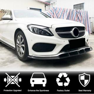 Передний бампер Лип V3 для C43 AMG 2015-2019 Карбон фото 2