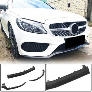 Передний бампер Лип V4 для C43 AMG 2015-2019 Карбон фото 1