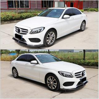Передний бампер Лип V5 для C43 AMG 2015-2019 Карбон фото 3
