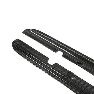 Боковые пороги V4 (для C43/C63 AMG 2015-2019, Карбон) фото 4