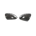 Mercedes C-class W205 2014-2021 гг. Накладки на Зеркала V1 (Карбон) фото 7