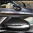 Mercedes C-class W205 2014-2021 гг. Накладки на Зеркала V2 (Карбон) фото 8