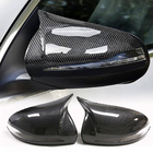 Mercedes C-class W205 2014-2021 гг. Накладки на Зеркала V3 (Карбон) фото 1