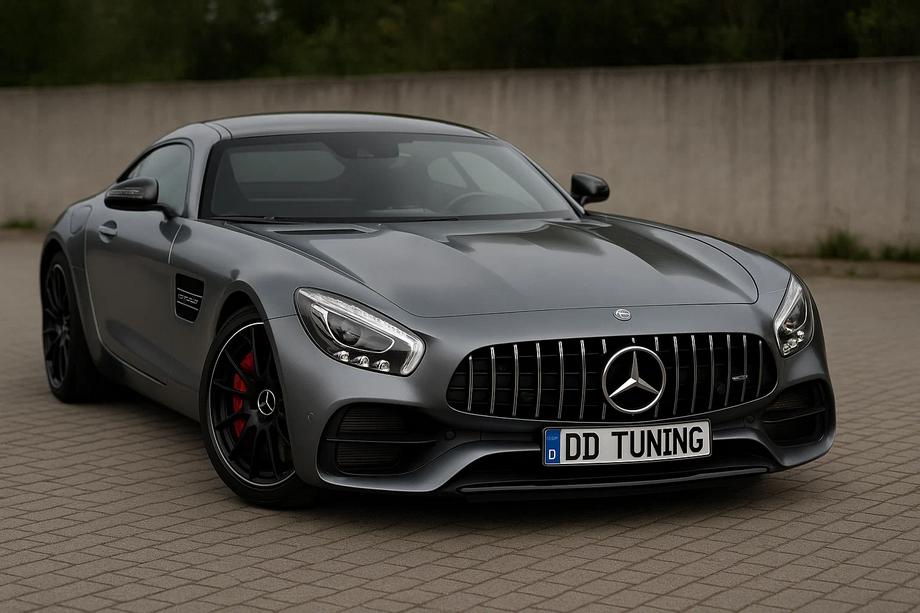 Mercedes AMG GT C190/R190 2014-2022 гг. Передняя решетка GT Panamericana (2014-2017) Фото 1