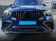 Mercedes GLE coupe C167 2019- гг. Передняя решетка радиатора GT Panamericana GT-R (для AMG Line, 2019-2023) фото 3