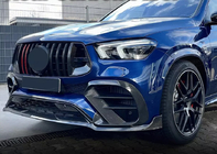 Mercedes GLE coupe C167 2019- гг. Передняя решетка радиатора GT Panamericana GT-R (для AMG Line, 2019-2023) фото 1