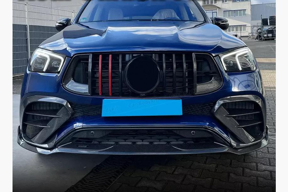 Mercedes GLE W167 2018- гг. Передняя решетка GT Panamericana GT-R (для AMG-Line/GLE53/GLE63 2019-2023) Фото 3