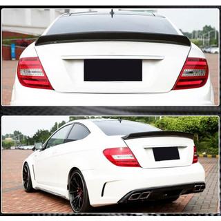 Спойлер с диффузором заднего бампера для C63 AMG 2012-2014 Карбон фото 2