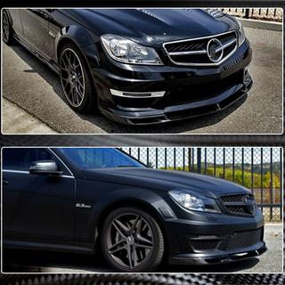 Передний Бампер Лип V1 для AMG 2012-2014 Карбон фото 3