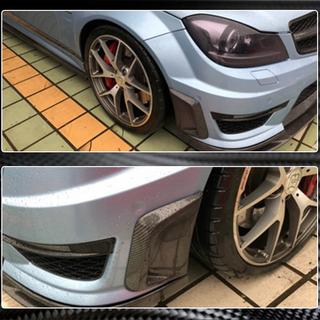 Карбоновые Накладки на Передний Бампер (для AMG 2012-2014) фото 4