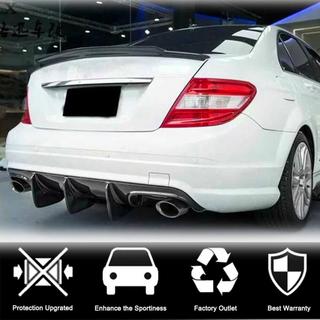 Диффузор заднего бампера V1 для AMG SD 2008-2011, Карбон фото 3