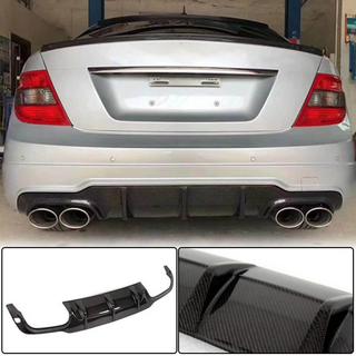 Диффузор заднего бампера V1 для AMG SD/Coupe 2012-2014 Карбон фото 1