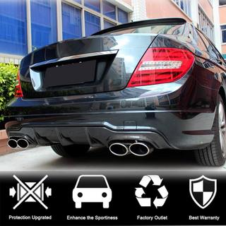 Диффузор заднего бампера V1 для AMG SD/Coupe 2012-2014 Карбон фото 2