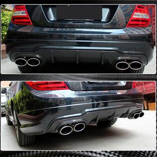Диффузор заднего бампера V1 для AMG SD/Coupe 2012-2014 Карбон фото 3