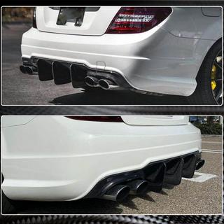 Диффузор заднего бампера V2 для AMG SD/Coupe 2012-2014 Карбон фото 3