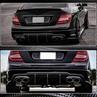 Диффузор заднего бампера V2 для AMG SD/Coupe 2012-2014 Карбон фото 4