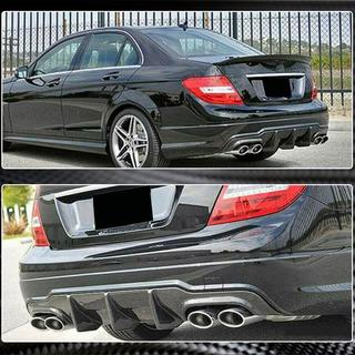 Диффузор заднего бампера V3 для AMG SD/Coupe 2012-2014 Карбон фото 4