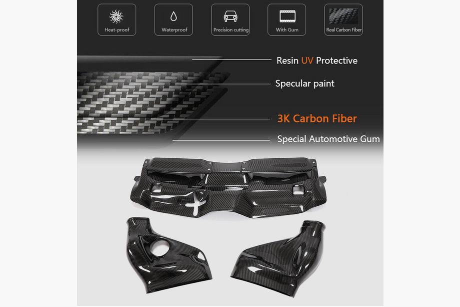 Mercedes C-class W204 2007-2015 гг. Корпус системы холодного впуска с крышкой (Dry Carbon) для C63 AMG 2012-2014 Фото 5