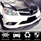 Mercedes C-class W204 2007-2015 гг. Накладка на передний бампер Lip (для AMG-Line 2008-2011, Карбон) фото 2
