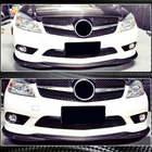 Mercedes C-class W204 2007-2015 гг. Накладка на передний бампер Lip (для AMG-Line 2008-2011, Карбон) фото 3