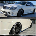 Mercedes C-class W204 2007-2015 гг. Боковые пороги (для AMG SD, Карбон) фото 4