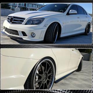 Боковые пороги (для AMG SD, Карбон) фото 4