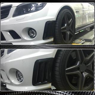 Карбоновые Накладки на Передний Бампер для C63 AMG Sedan 2008-2011 фото 3