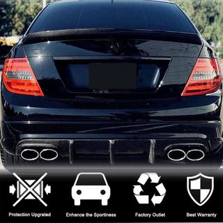Диффузор заднего бампера V2 (для AMG SD 2008-2011, Карбон) фото 3
