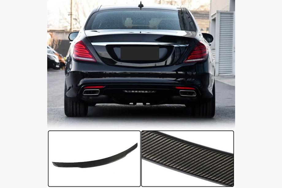 Mercedes S-class W222 2013-2022 гг. Спойлер V6 (Карбон) Image