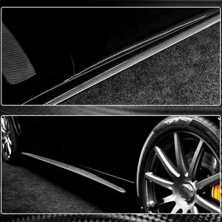 Боковые пороги (для S63 AMG 2014-2017, Карбон) фото 4