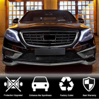 Mercedes S-class W222 2013-2022 гг. Накладка на передний бампер Lip (для S63 AMG 2014-2017, Карбон) фото 2