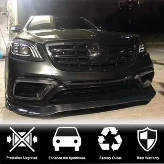 Карбоновые вставки передний бампер (для AMG 2018-2021) фото 3